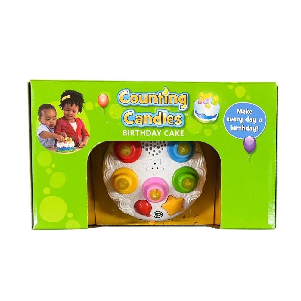Leap Frog Counting Candles Birthday Cake Musical Toy Ages 12 Months+